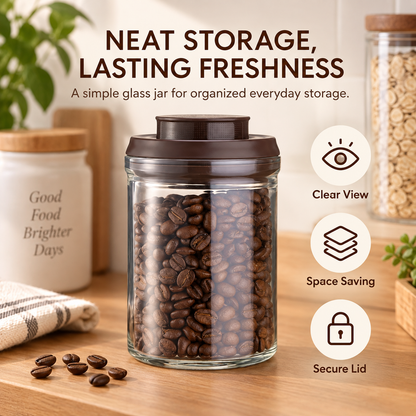 Glass Food Storage Jar