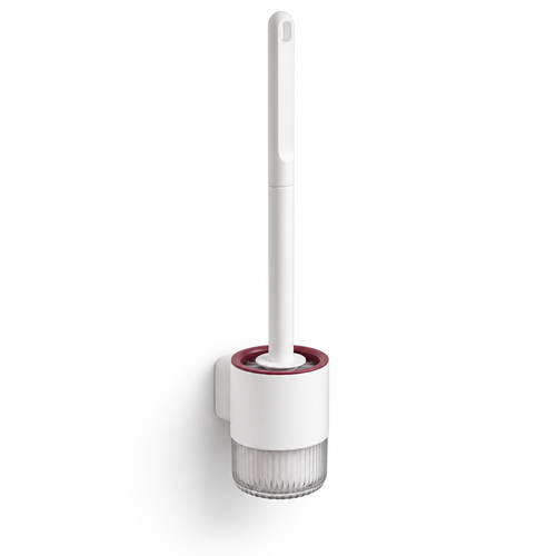 Wall-Mounted Toilet Brush Set